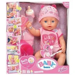 Baby Born Interactive Doll Girl Soft Touch