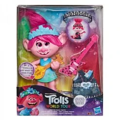 Trolls World Tour Pop To Rock Poppy Singing Doll