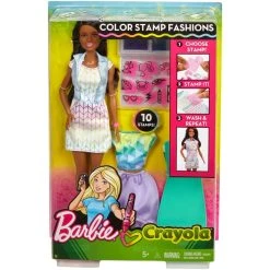 Barbie Crayola Colour In Fashion Doll