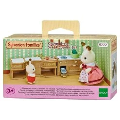 Sylvanian Families Kitchen Stove Sink & Counter Set